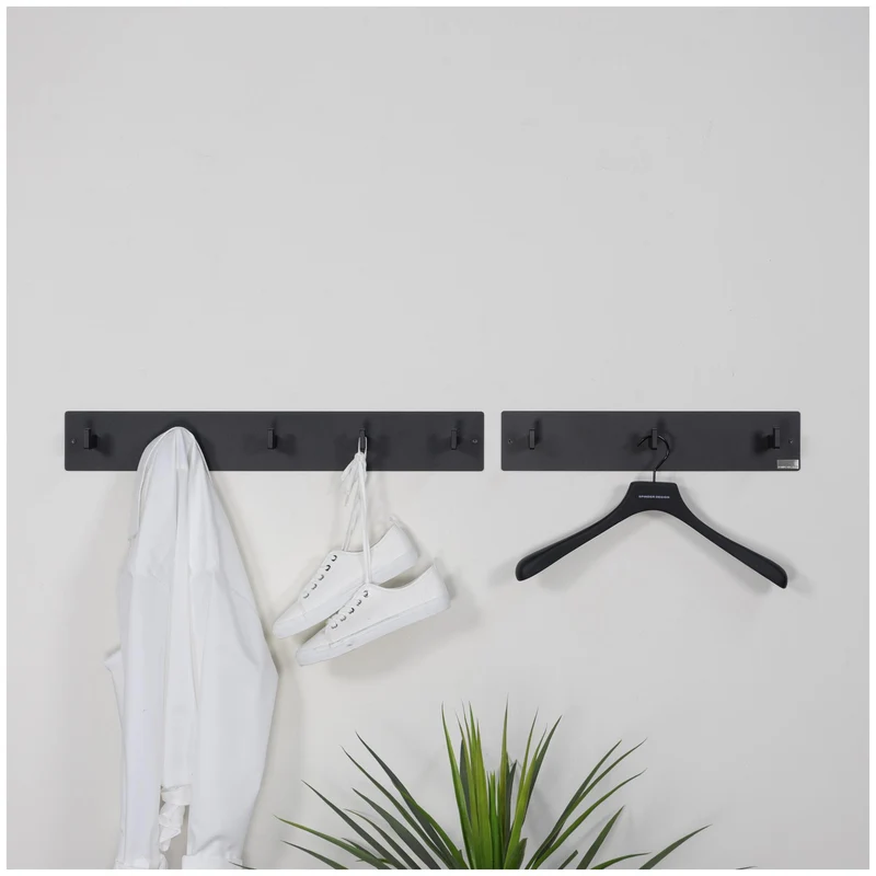Hakenleiste DOORMAN 5 Garderobe Stahl Modern viele Farben Spinder