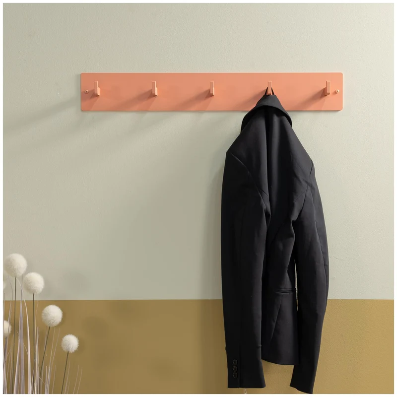 Hakenleiste DOORMAN 5 Garderobe Stahl Modern viele Farben Spinder