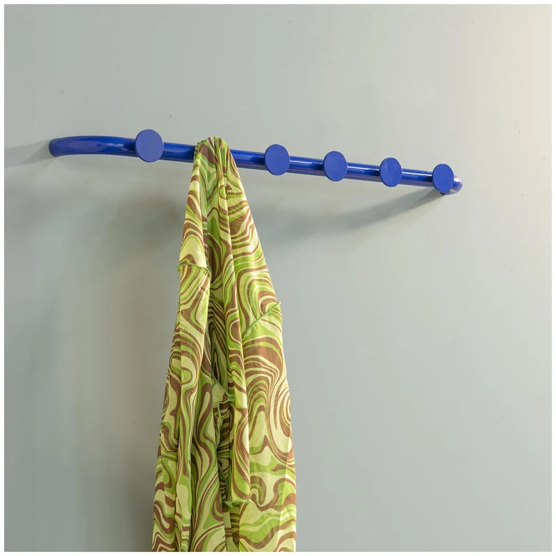 Hakenleiste RETRO 6 Retro-Wandgarderobe Stahl viele Farben von Spinder