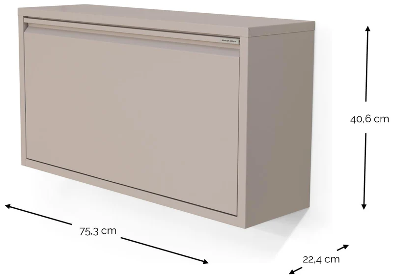 Spinder BILLY 1 MAXI Schuhschrank Stahl Skandinavisches Design