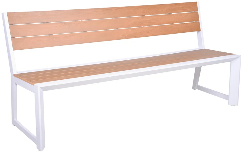 Garten Sitzgruppe Tischgruppe VENICE 5-teilig Aluminium und Nonwood