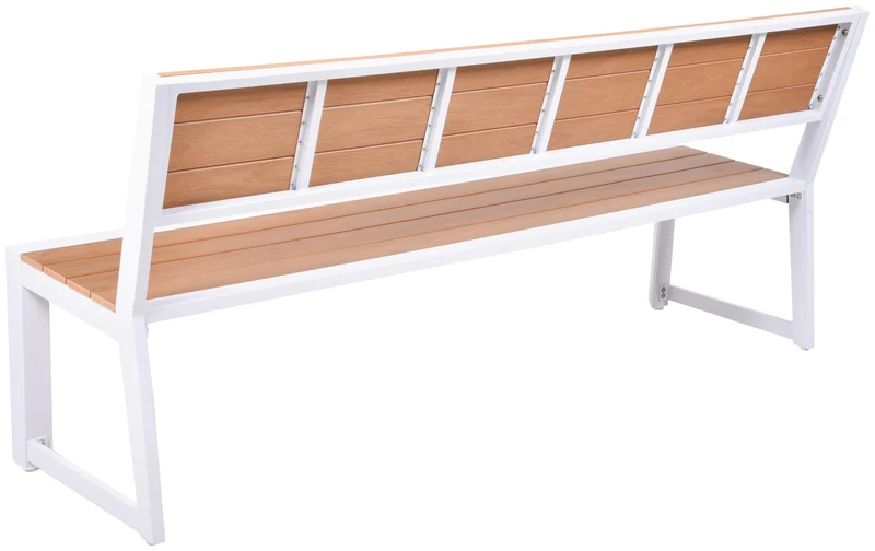 Garten Sitzgruppe Tischgruppe VENICE 5-teilig Aluminium und Nonwood