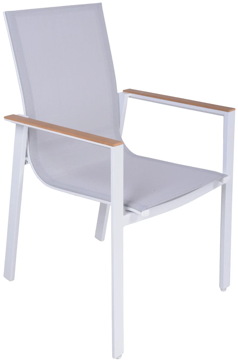 Garten Sitzgruppe Tischgruppe VENICE 5-teilig Aluminium und Nonwood