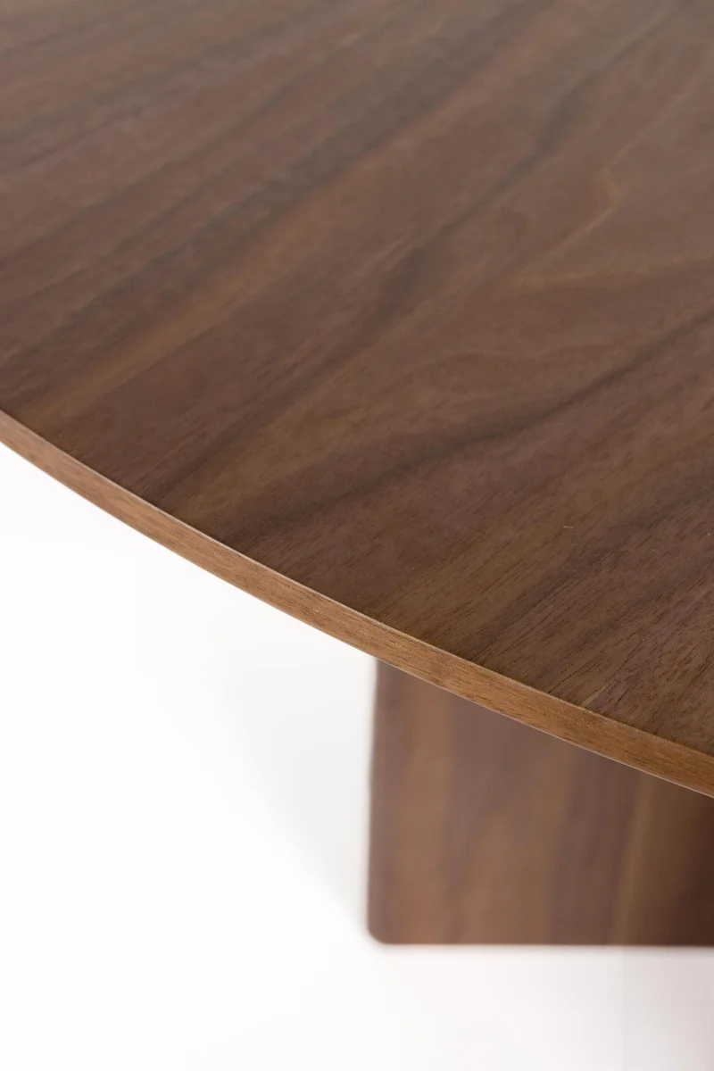 Runder Esstisch Laurent | 120 cm in edler Walnussoptik