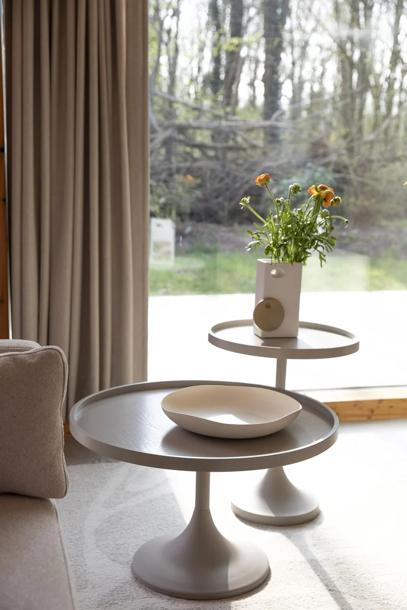 Zuiver Couchtisch Jason | Beige, rund & minimalistisch