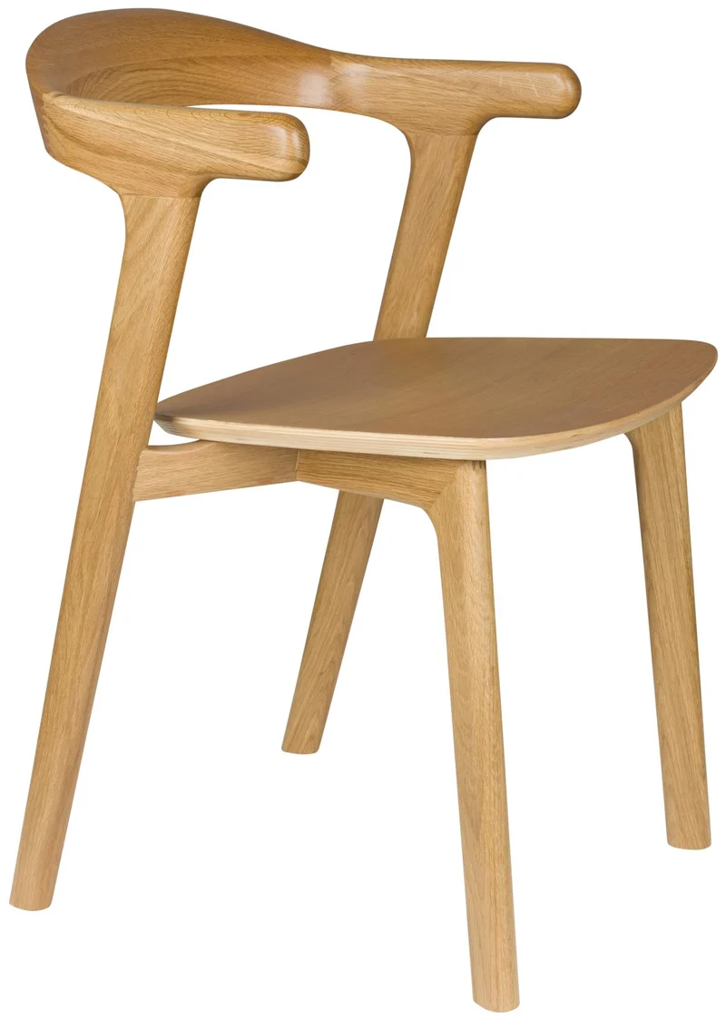 Esszimmerstuhl Northwood aus Eiche | Japanisches Design von Zuiver