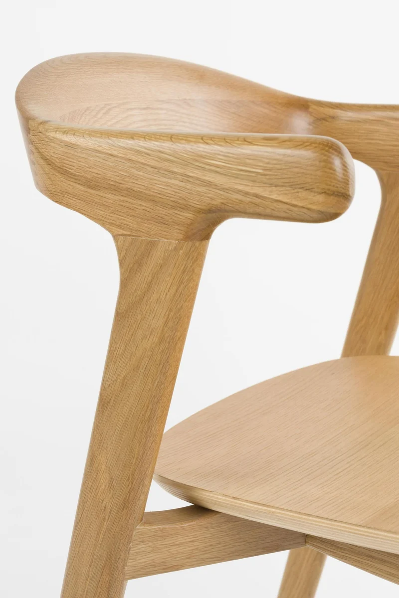 Esszimmerstuhl Northwood aus Eiche | Japanisches Design von Zuiver