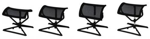 Fußauflage LEGpro höhenverstellbar Stoff Büro Schreibtisch