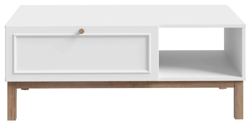 Couchtisch PENKRIDGE 110 x 60 cm in Secret Grey / Schlammeiche Dekor