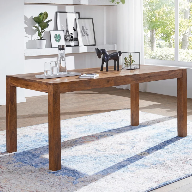 Esszimmertisch Mumbai 200x100cm Sheesham Massivholz Rechteckig