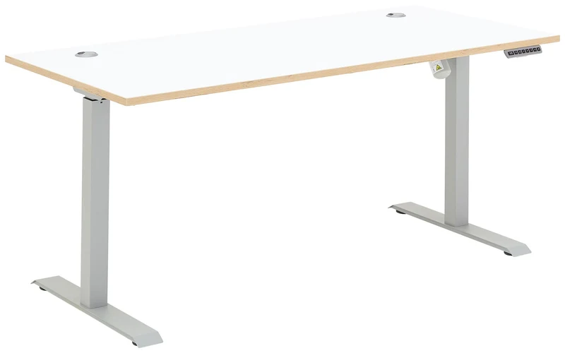 Höhenverstellbarer Schreibtisch MEMPHIS Weiß - 160 x 77 cm