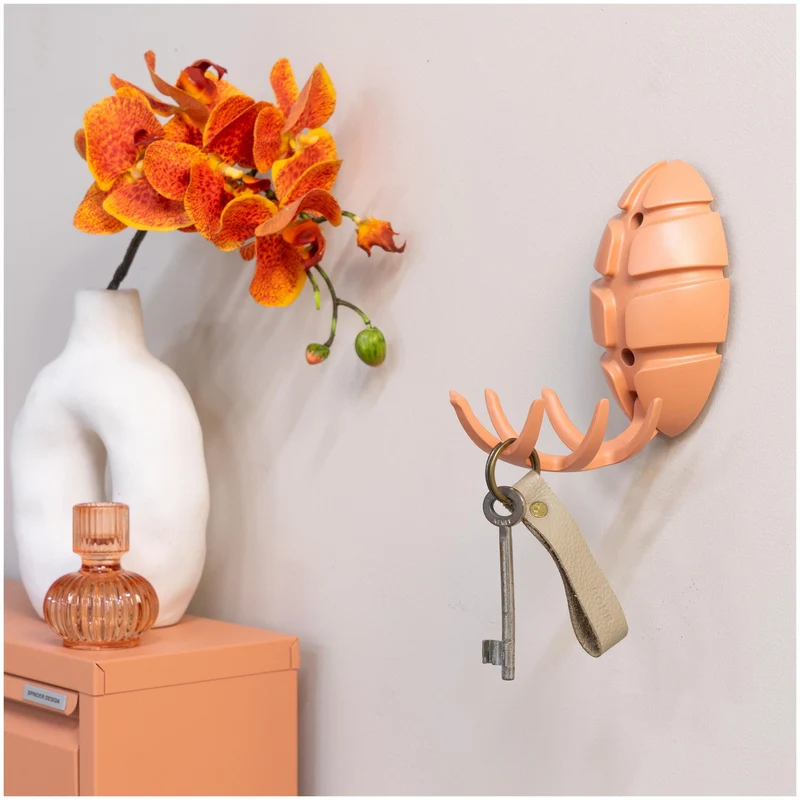 Spinder BUG Garderobe: Skandinavisches Design, ABS & Zamack, Silky Taupe