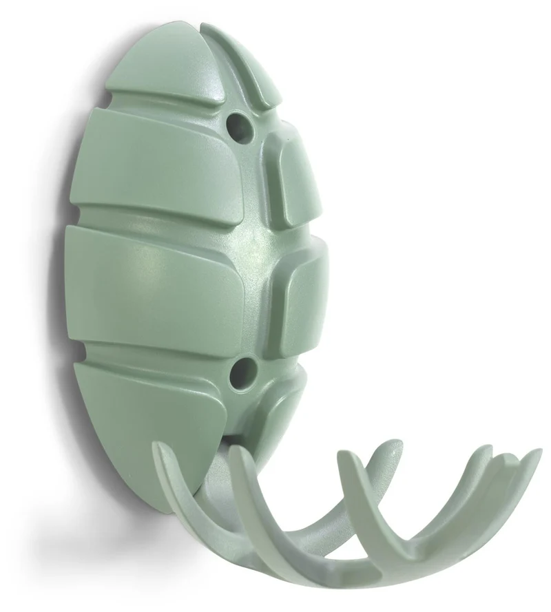 Spinder BUG Garderobe: Skandinavisches Design, ABS & Zamack, Silky Taupe