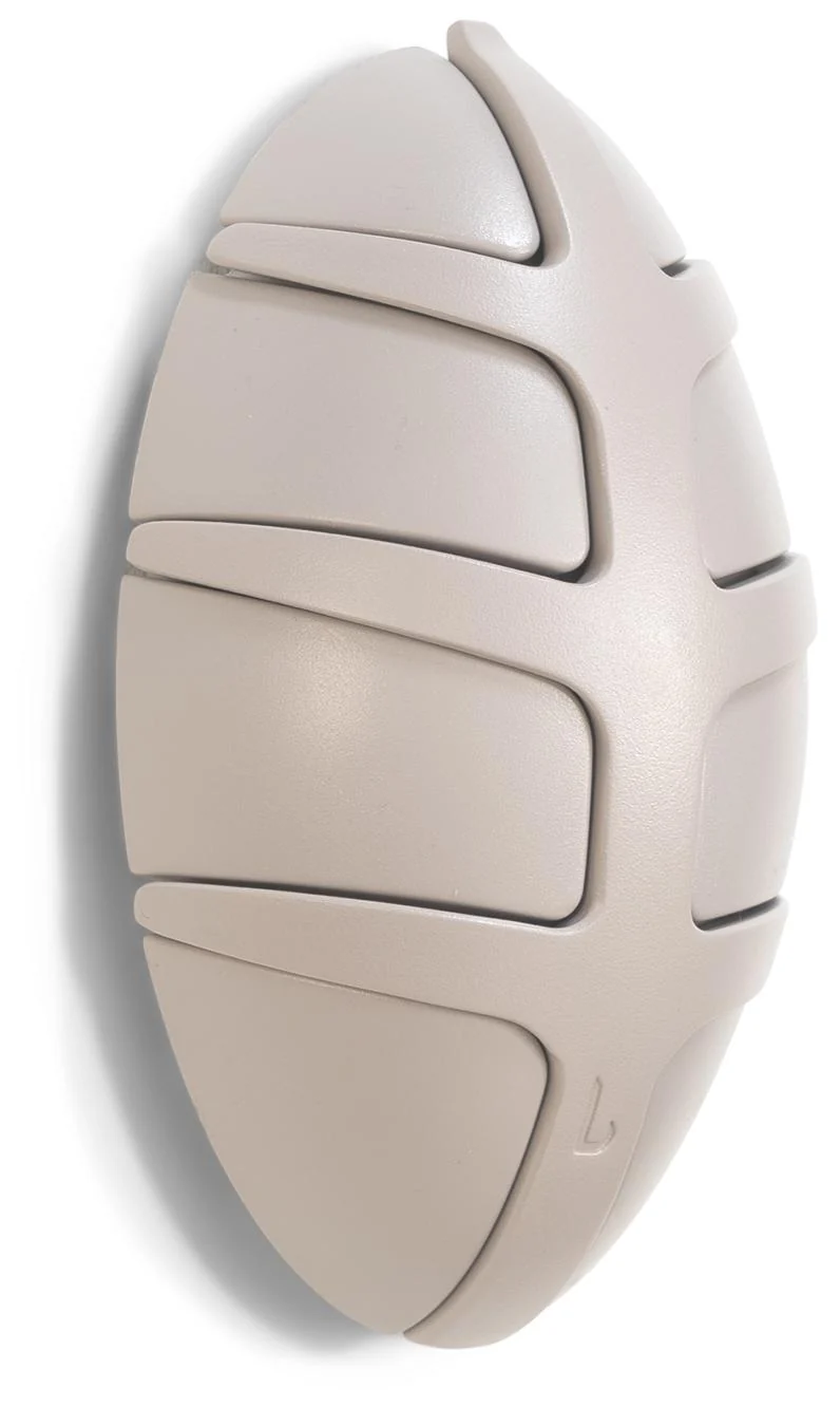 Spinder BUG Garderobe: Skandinavisches Design, ABS & Zamack, Silky Taupe