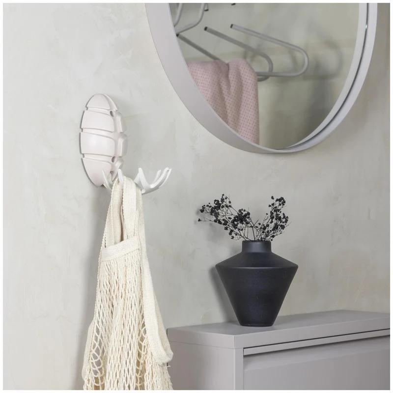 Spinder BUG Garderobe: Skandinavisches Design, ABS & Zamack, Silky Taupe