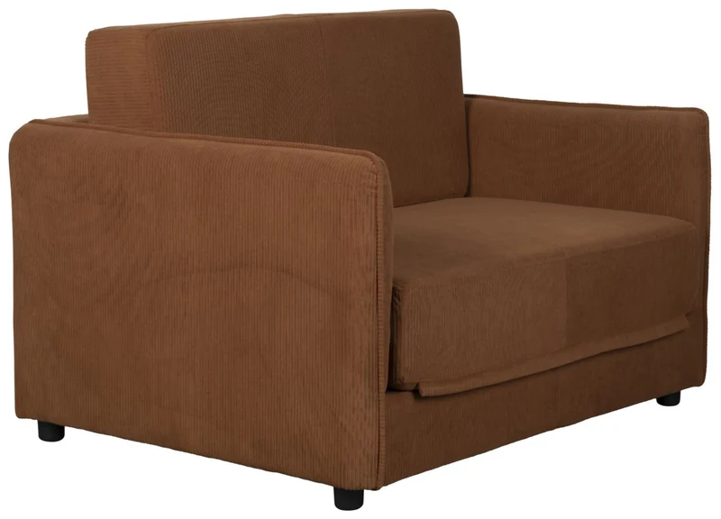 Schlafsofa Loveseat Sofabett JOPIE Cordstoff in verschiedenen Farben