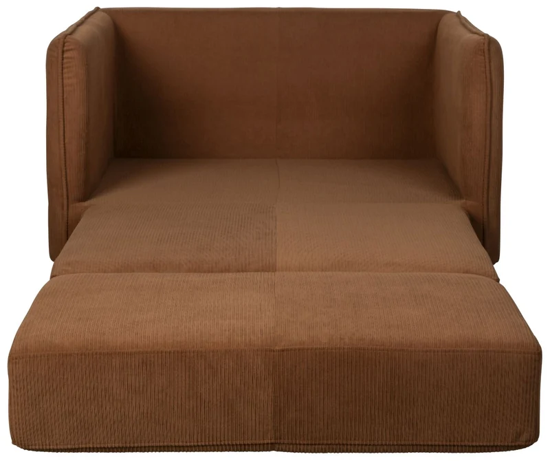 Schlafsofa Loveseat Sofabett JOPIE Cordstoff in verschiedenen Farben
