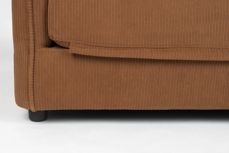 Schlafsofa Loveseat Sofabett JOPIE Cordstoff in verschiedenen Farben