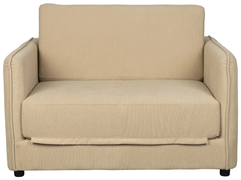 Schlafsofa Loveseat Sofabett JOPIE Cordstoff in verschiedenen Farben