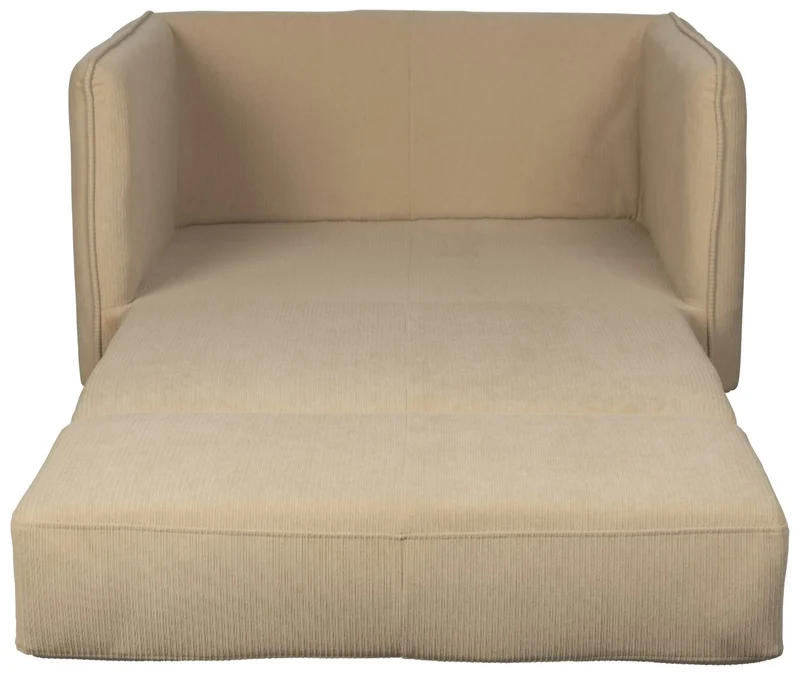 Schlafsofa Loveseat Sofabett JOPIE Cordstoff in verschiedenen Farben