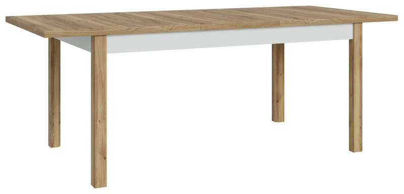 Esstisch Ausziehtisch SAITAMA Optik: Mauvella Eiche / Secret Grey