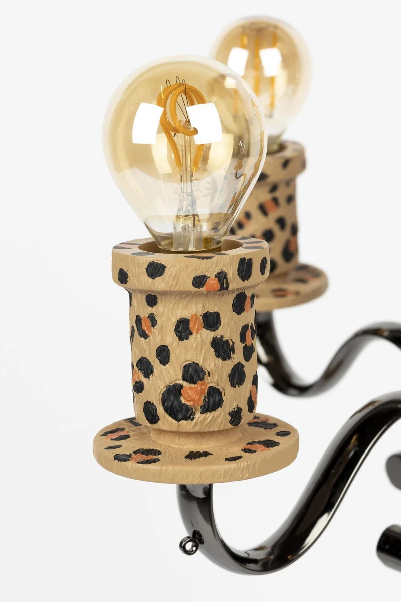 Stehlampe Gekrönter Panther | Design Leuchte von Bold Monkey
