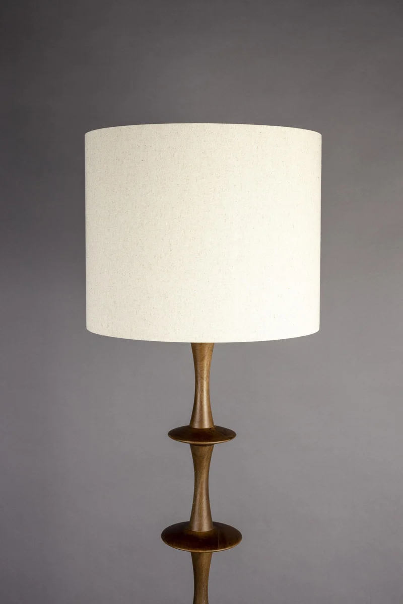 Stehlampe Cath Walnut | Mid-Century Design aus Mangoholz