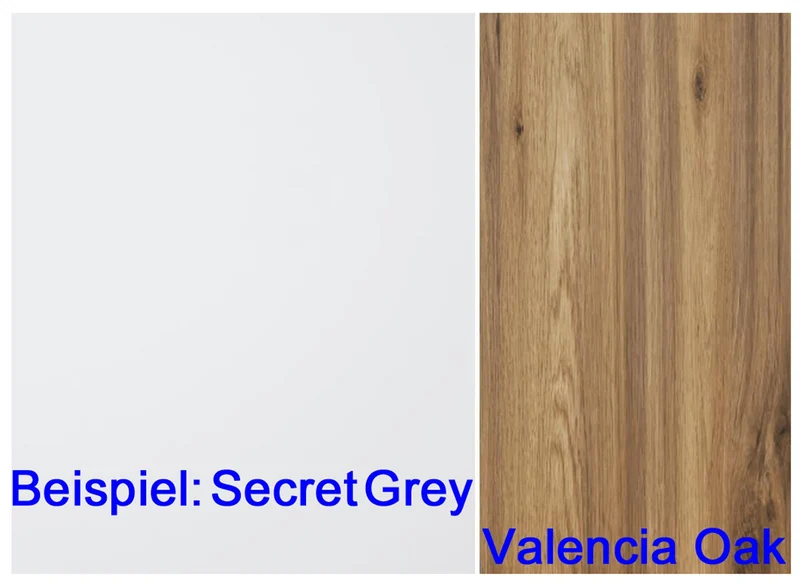 Esstisch Ausziehtisch LEWISVILLE Optik: Secret Grey / Valencia Eiche