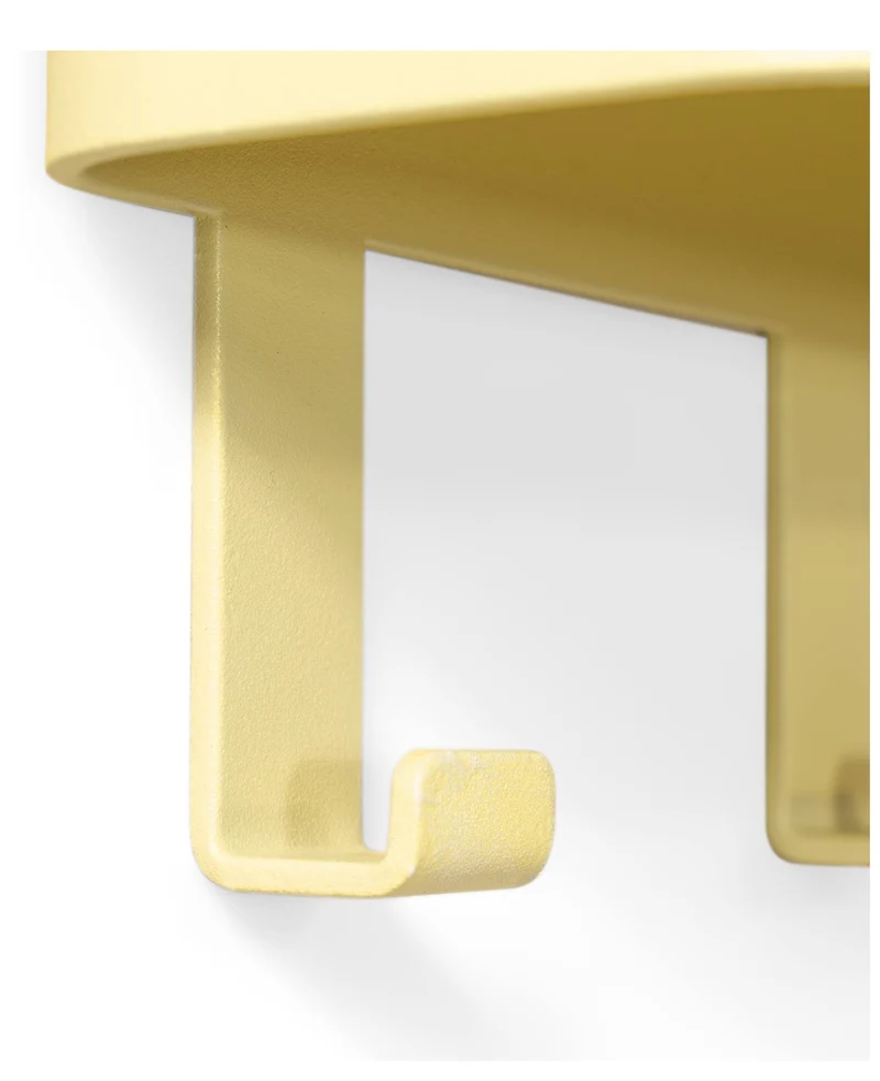 Hakenleiste Garderobenhaken DAX PLAY 3 Butter Yellow, Spinder Design