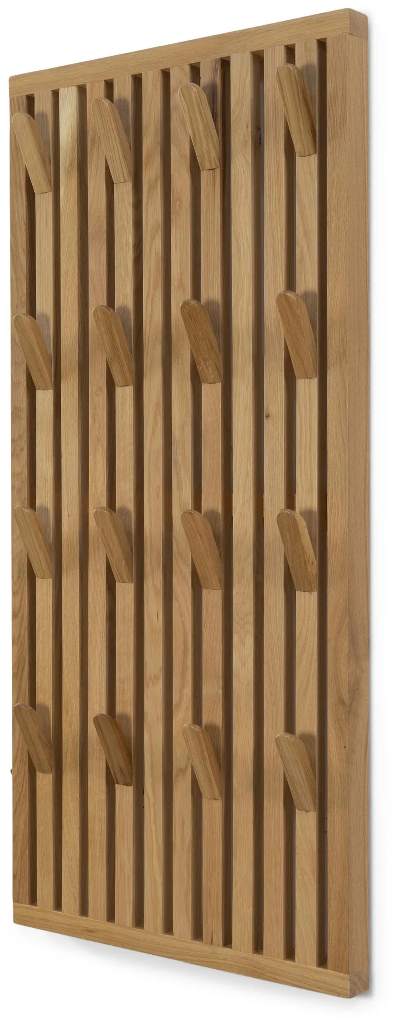 Spinder PARCO Large Garderobe Paneel mit 16 Haken Eiche, Skandic Style