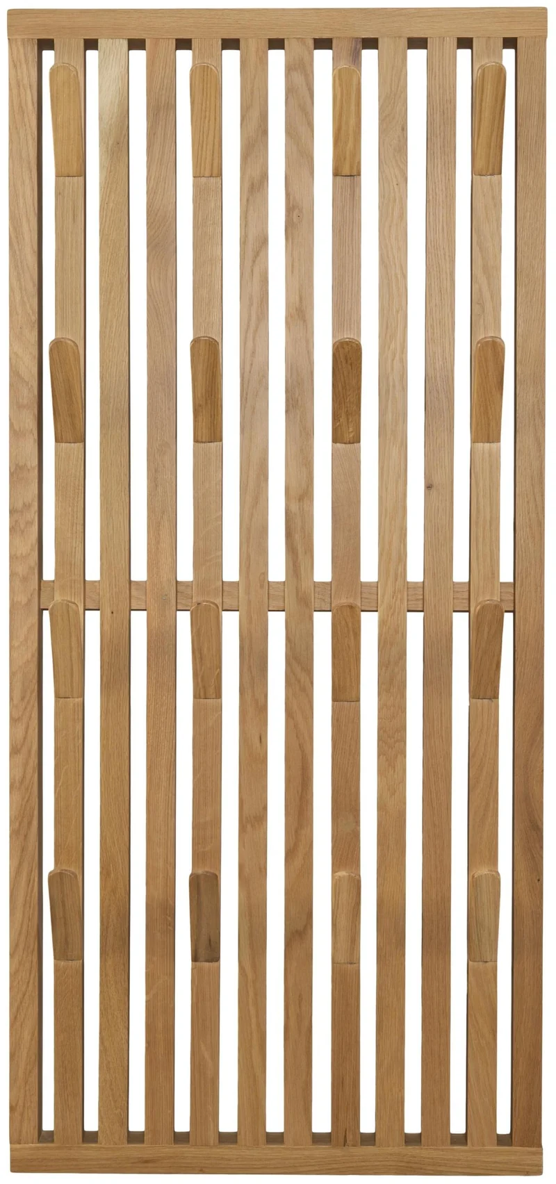 Spinder PARCO Large Garderobe Paneel mit 16 Haken Eiche, Skandic Style