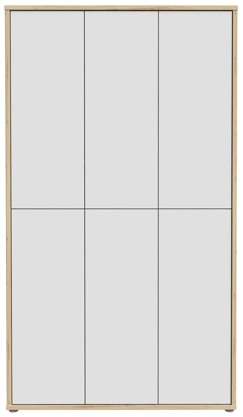 Schrank ALICE SPRINGS 6-trg Artisan Eiche mit Secret Grey / Sage Green