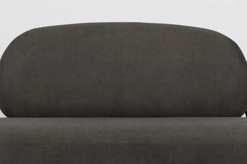 Sofa Couch POLLY GREY 2-Sitzer