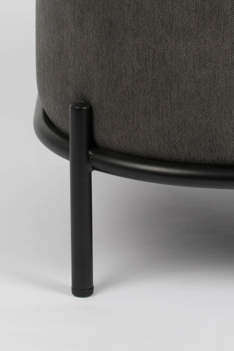 Sofa Couch POLLY GREY 2-Sitzer