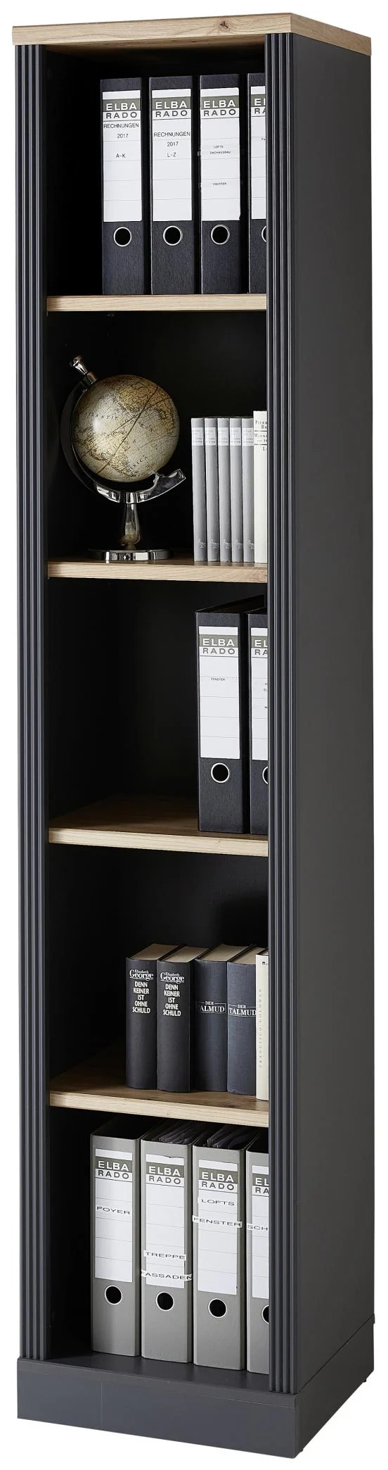 Regal Büroregal JASMIN Graphit Artisan Eiche Nachbildung