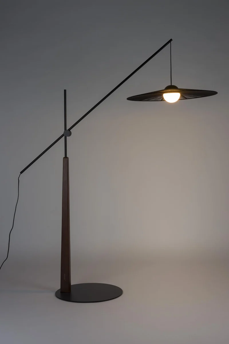 Design Stehlampe Belle Schwarz | Dimmbar & verstellbar von Zuiver