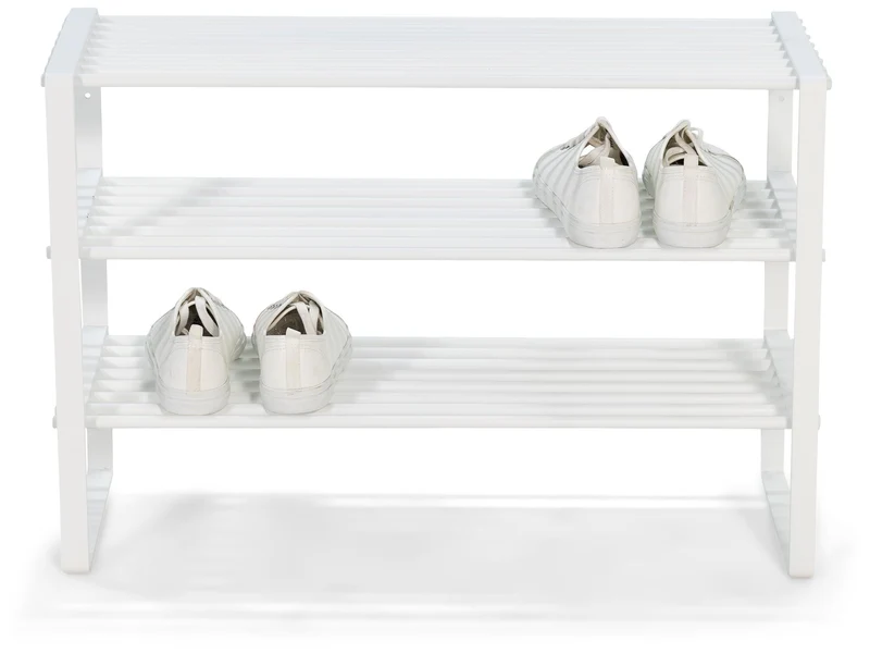 Spinder REX SR 2 Stahl Schuhregal, Minimalistisch & Modern, Weiß