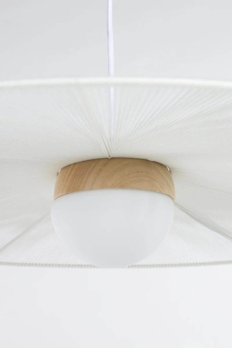 Zuiver Bogenlampe Belle | Verstellbare Stehleuchte mit Stoffschirm