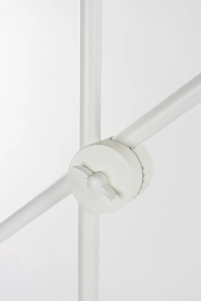 Zuiver Bogenlampe Belle | Verstellbare Stehleuchte mit Stoffschirm