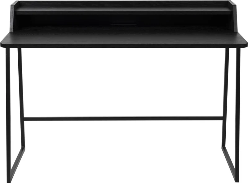 Schreibtisch Sekretär GIORGIO BLACK Eiche Furnier und Metall