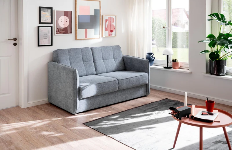 Schlafsofa Funktionssofa MILANO Stoff Corto mit zwei Liegeflächen
