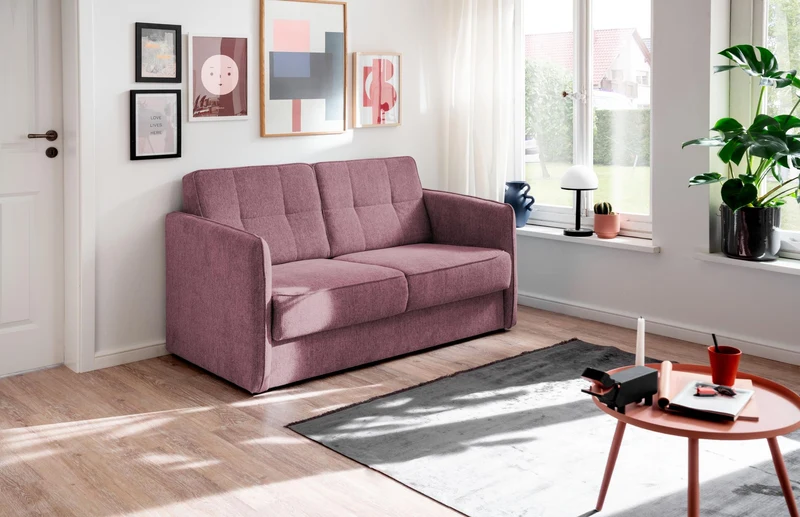 Schlafsofa Funktionssofa MILANO Stoff Corto mit zwei Liegeflächen