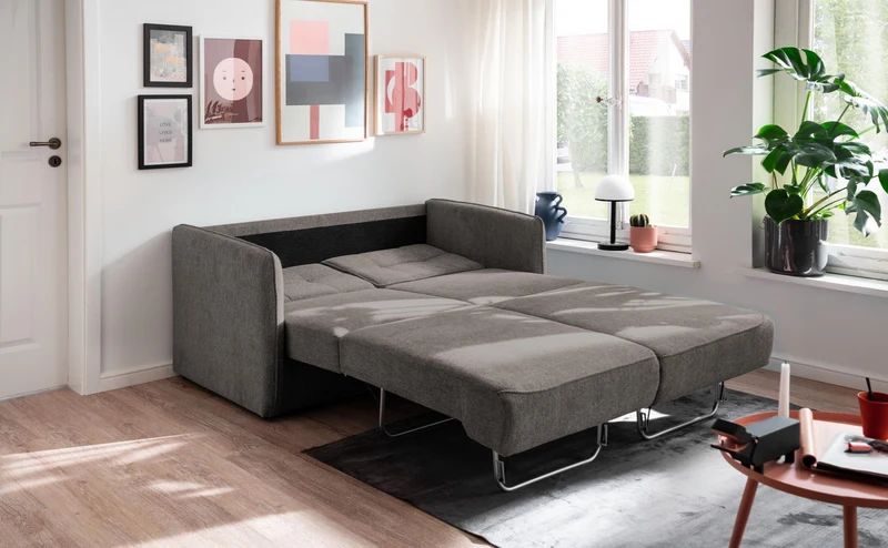Schlafsofa Funktionssofa MILANO Stoff Corto mit zwei Liegeflächen
