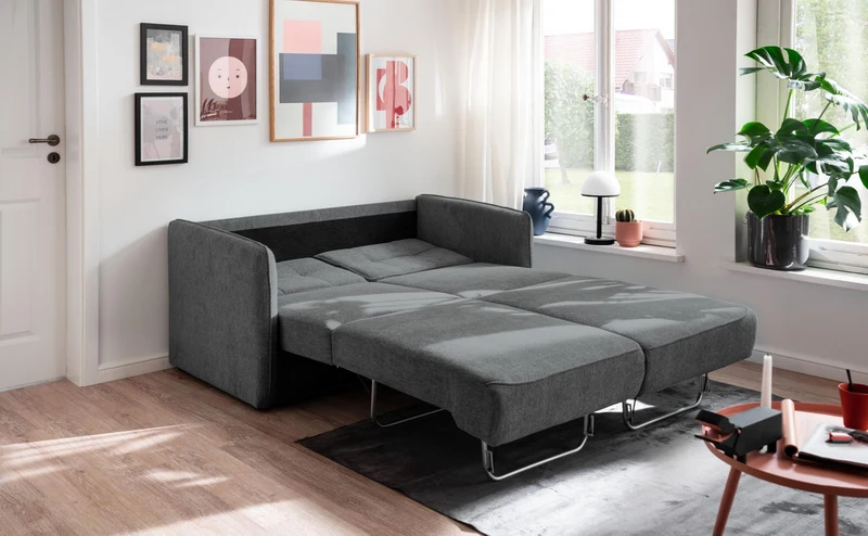 Schlafsofa Funktionssofa MILANO Stoff Corto mit zwei Liegeflächen