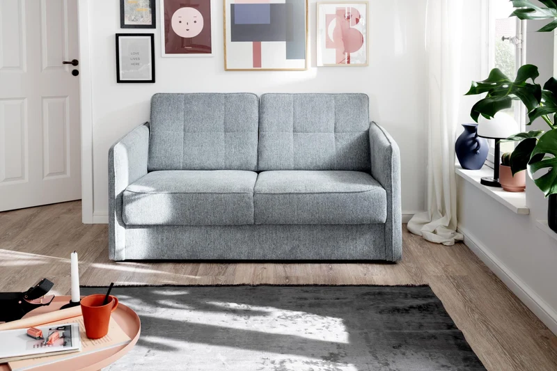 Schlafsofa Funktionssofa MILANO Stoff Corto mit zwei Liegeflächen