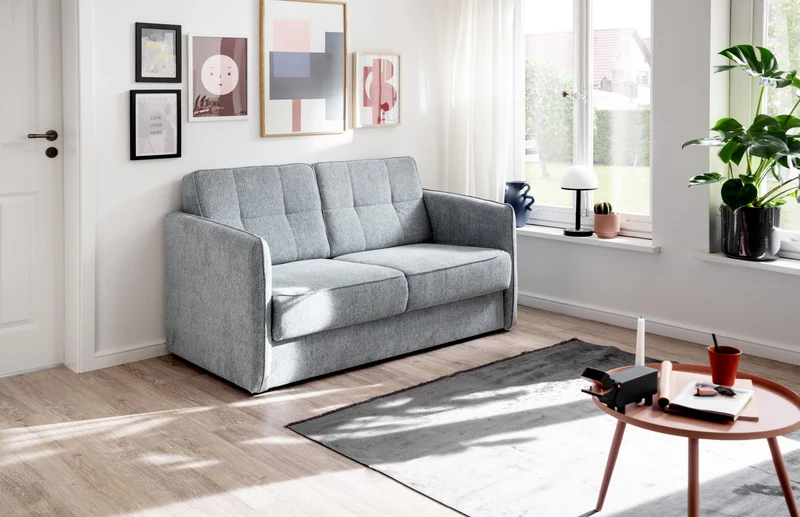 Schlafsofa Funktionssofa MILANO Stoff Corto mit zwei Liegeflächen