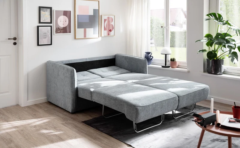 Schlafsofa Funktionssofa MILANO Stoff Corto mit zwei Liegeflächen