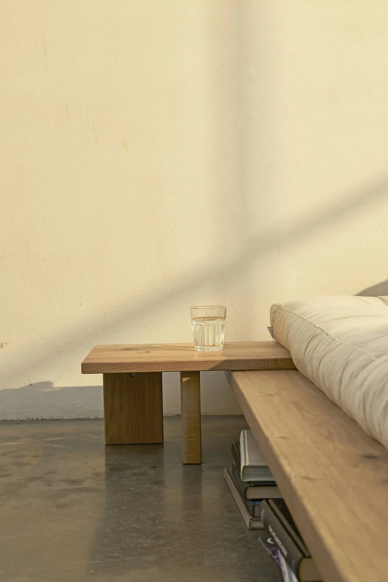 Nachttisch JAPAN Bed Side Table Oak massive Eiche geölt von Karup