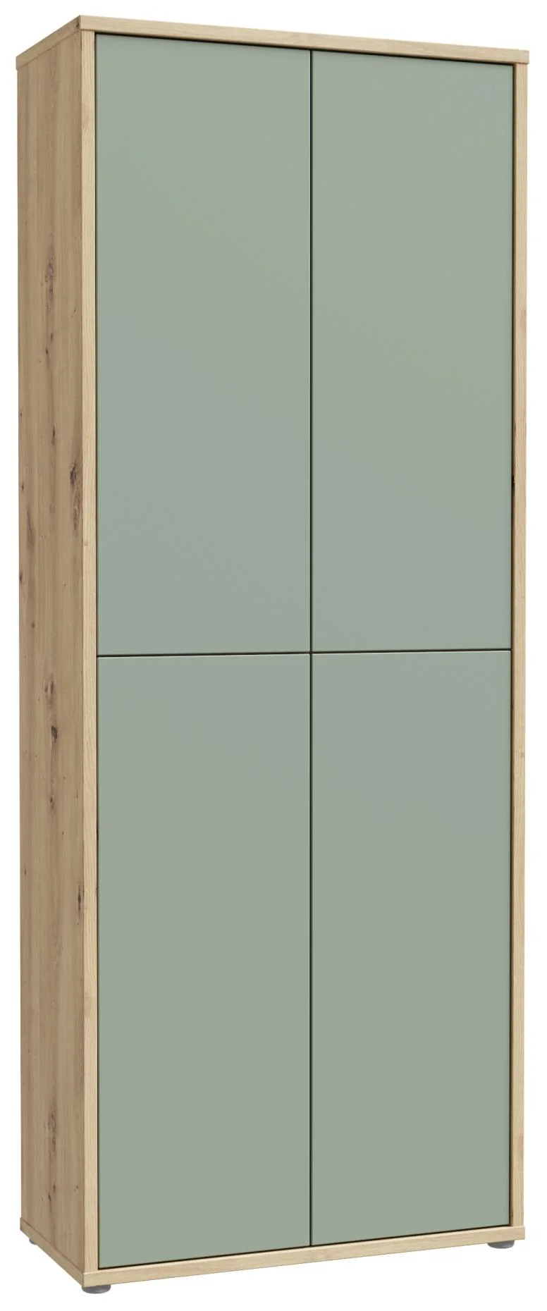 Schrank ALICE SPRINGS Korpus: Artisan Oak mit Secret Grey / Sage Green