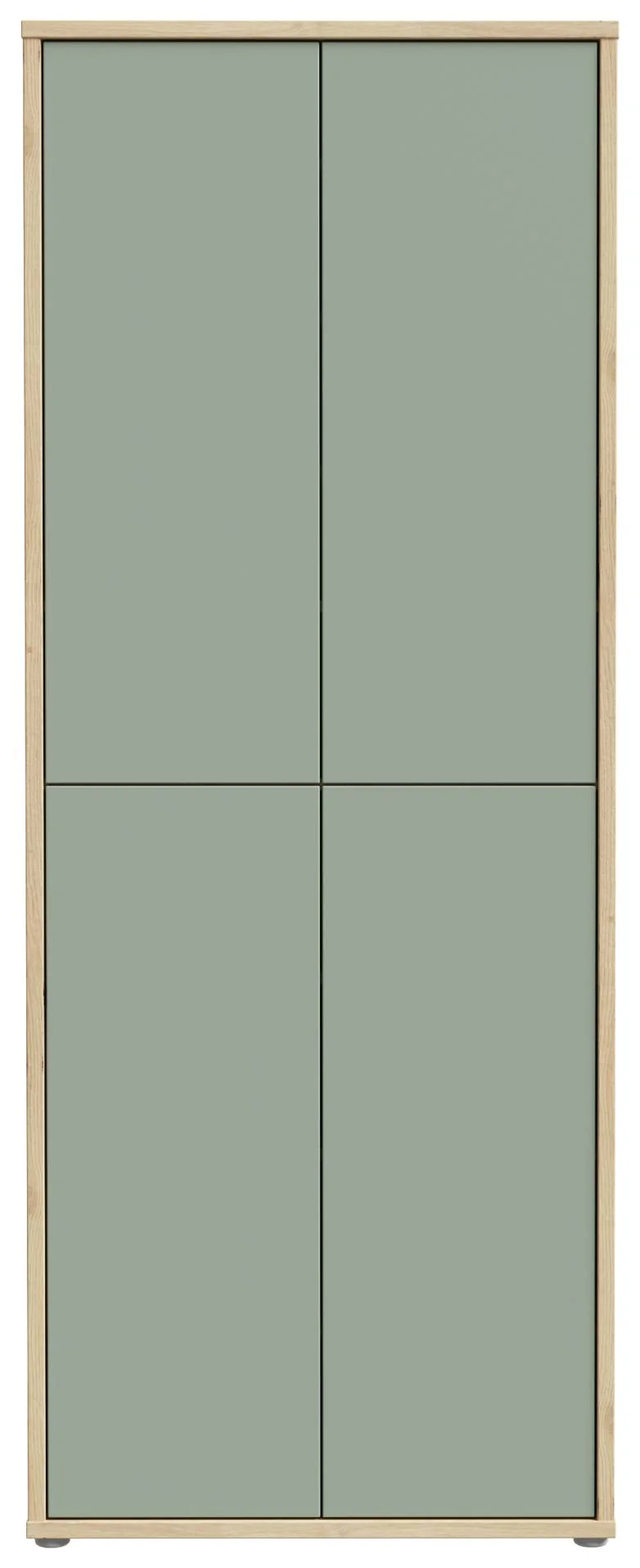 Schrank ALICE SPRINGS Korpus: Artisan Oak mit Secret Grey / Sage Green